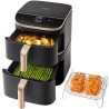 Frytownica 10,8L Cosori Airfryer Turbo Tower Pro Smart CAF-DC123S-DEUR Frytownica 10,8L Cosori Airfryer Turbo Tower Pro Smart CAF-DC123S-DEUR