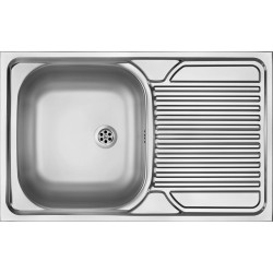 Zlewozmywak stalowy 1-komorowy z ociekaczem - nakładany ZM5 3110 5907650845775