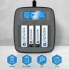 EVERACTIVE ŁADOWARKA DO AKMULATORÓW NI-MH USB-C NC1000MV2 EVERACTIVE ŁADOWARKA DO AKMULATORÓW NI-MH USB-C NC1000MV2