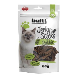 BULTI Jerky Sticks bogate w królika przysmak dla kota 60g