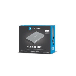 Obudowa na dysk NATEC Rhino Go NKZ-1281 (2.5" USB 3.0 Aluminium kolor szary)