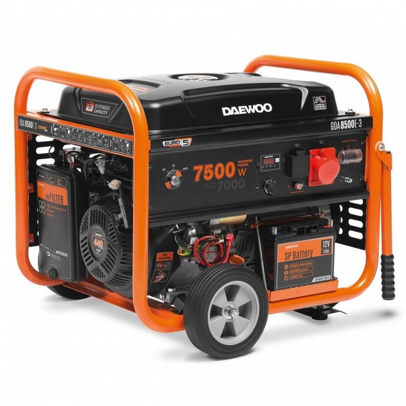 Agregat prądotwórczy 7,5KW/2,5KW -380V/230V AVR GDA8500E-3 DAEWOO TRÓJFAZOWY Agregat prądotwórczy 7,5KW/2,5KW -380V/230V AVR GDA8500E-3 DAEWOO TRÓJFAZOWY