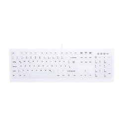 CHERRY AK-C8100F-U1-W/GE klawiatura Medyczna USB QWERTZ Niemiecki Biały
