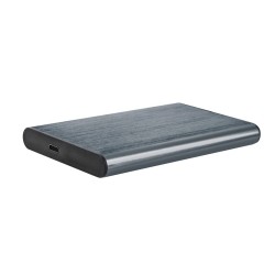 GEMBIRD OBUDOWA USB 3.1 NA DYSK HDD/SSD 2.5'' SATA SZCZOTKOWANE ALUMINIUM, SZARA