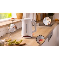 Czajnik elektryczny Bosch MyMoment TWK3M121 (2400W biały)