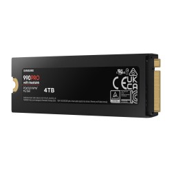 SSD PCIE G4 M.2 NVME 4TB W/HS/990 PRO MZ-V9P4T0CW SAMSUNG