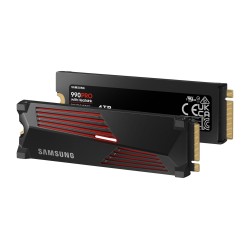 SSD PCIE G4 M.2 NVME 4TB W/HS/990 PRO MZ-V9P4T0CW SAMSUNG