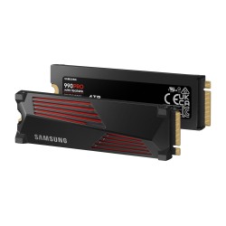 SSD PCIE G4 M.2 NVME 4TB W/HS/990 PRO MZ-V9P4T0CW SAMSUNG