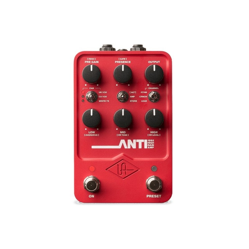 Universal Audio UA UAFX ANTI 1992 High Gain Amplifier - Efekt Gitarowy Universal Audio UA UAFX ANTI 1992 High Gain Amplifier - Efekt Gitarowy