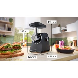 Maszynka do mięsa Bosch Series 4 MFWS450B (1900W czarny)