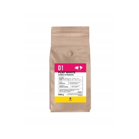 Kawa palona ziarnista 8Grams Flat White arabika robusta 1kg