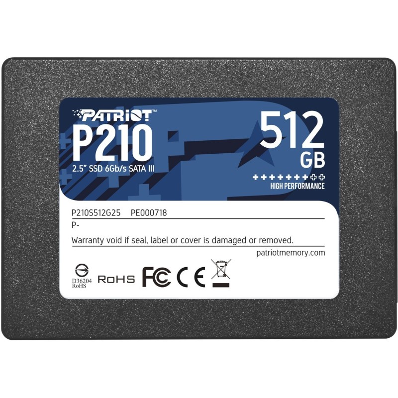 SSD Patriot P210 512GB SATA3 2.5