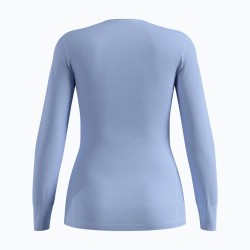 Bielizna termoaktywna z długim rękawem Odlo BL TOP crew neck s/s ACTIVE WARM roz. M Niebieska