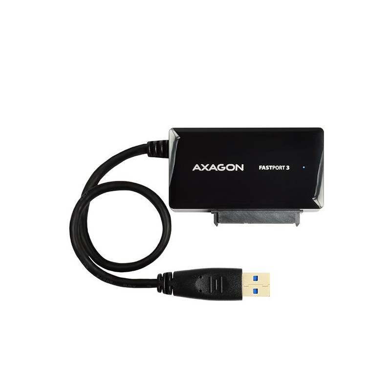 AXAGON ADSA-FP3 FASTPort3 Adapter, USB3.0, HDD/SSD/ODD, SATA 6G - zasilacz sieciowy