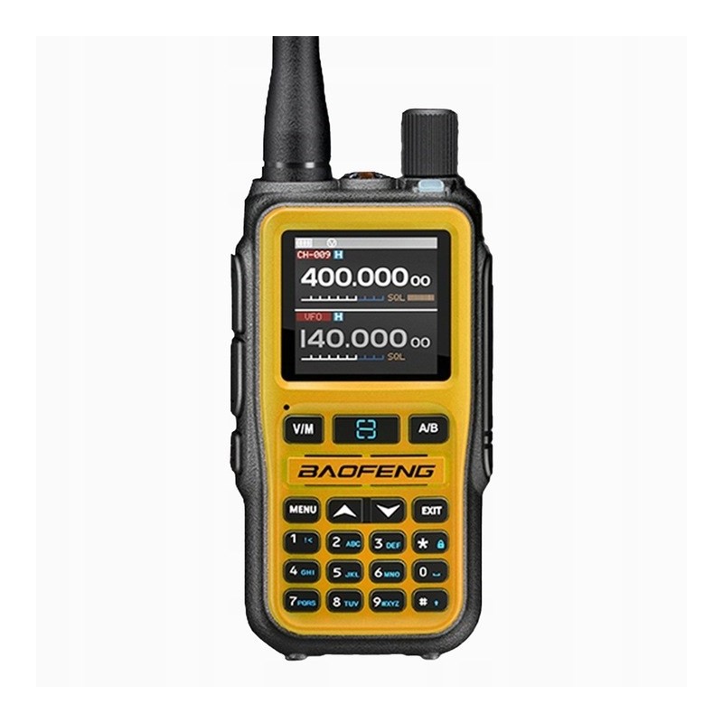 Krótkofalówka Baofeng UV-5R EU MINI USB-C Bluetooth VHF UHF Pasmo Lotnicze Orange