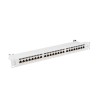 LANBERG PATCH PANEL 24 PORT 1U 19" KAT.7 FTP SZARY PPS7-1024-S