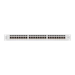 LANBERG PATCH PANEL 24 PORT 1U 19" KAT.7 FTP SZARY PPS7-1024-S