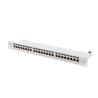 LANBERG PATCH PANEL 24 PORT 1U 19" KAT.7 FTP SZARY PPS7-1024-S