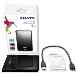 Dysk zewnętrzny HDD ADATA HV620S (1TB 2.5" USB 3.2 czarny)