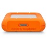 LaCie Rugged Mini zewnętrzny dysk twarde 1 TB 5400 RPM 2.5" Micro-USB B 3.2 Gen 1 (3.1 Gen 1) Pomarańczowy, Srebrny