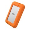 LaCie Rugged Mini zewnętrzny dysk twarde 1 TB 5400 RPM 2.5" Micro-USB B 3.2 Gen 1 (3.1 Gen 1) Pomarańczowy, Srebrny