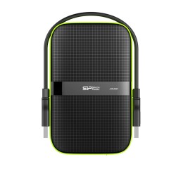 Dysk zewnętrzny HDD Silicon Power Armor A60 (2TB 2.5" USB 3.2 5400 obr/min Green-Black SP020TBPHDA60S3K)