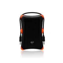 Dysk zewnętrzny HDD Silicon Power Armor A30 (2TB 2.5" USB 3.2 5400 obr/min Orange-Black SP020TBPHDA30S3K)