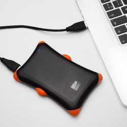 Dysk zewnętrzny HDD Silicon Power Armor A30 (1TB 2.5" USB 3.2 5400 obr/min Orange-Black SP010TBPHDA30S3K)