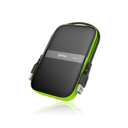 Dysk zewnętrzny HDD Silicon Power Armor A60 (5TB 2.5" USB 3.2 5400 obr/min Green-Black SP050TBPHDA60S3K)