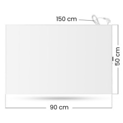 Promiennik podczerwieni Cronos Synthelith Pro CRP-500TWP 500W biały z WiFi i pilotem