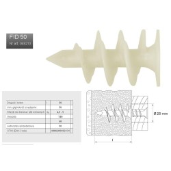 Fischer FID 50 50 szt. Kotwa gwintowana 50 mm