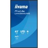 Płaski ekran iiyama LH4364UHS-B1AG 43 cale LCD UHD - 109,2 cm