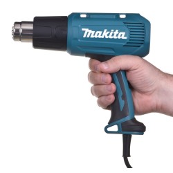 Makita HG6030K opalarka 500 l/min 600 °C 1800 W Czarny, Niebieski