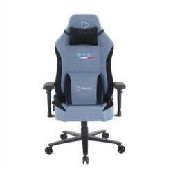 Onex Short Pile Linen Metal Nylon base | Gaming Chair | STC Elegant XL Series | Blue