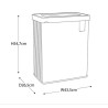 Kosz do recyklingu 54 L 258986 KETER