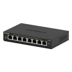 NETGEAR GS308E Zarządzany L2/L3 Gigabit Ethernet (10/100/1000) Obsługa PoE Czarny