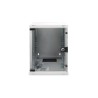 Szafa sieciowa wisząca 10" 9U rack 312x300, drzwi szyba, szary, niedzielona, złożona, 30kg