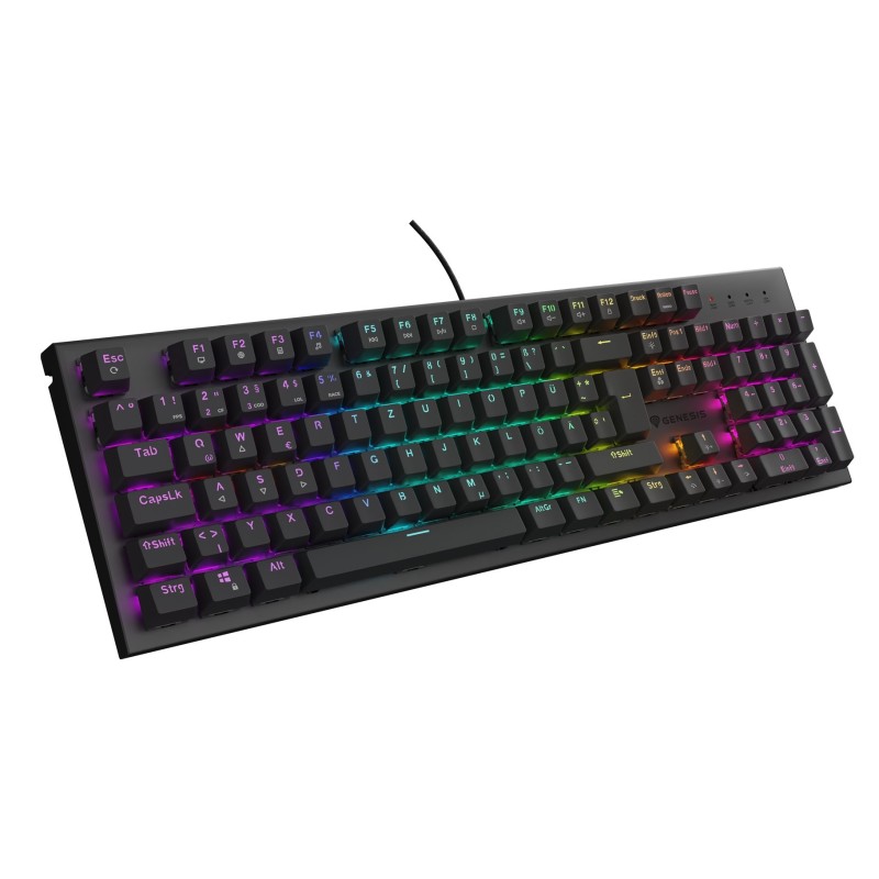 GENESIS Thor 303 klawiatura Gaming USB QWERTZ Niemiecki Czarny