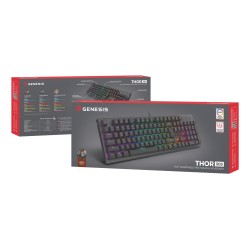 GENESIS Thor 303 klawiatura Gaming USB QWERTZ Niemiecki Czarny