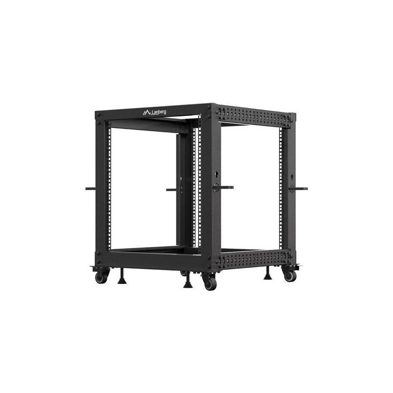 Lanberg OR01-6112-B stojak 12U Stojak wolnostojący Czarny