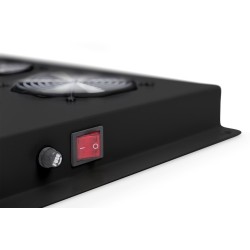 Digitus Panel wentylacyjny 19'' dla szaf serwerowych serii Unique, 4 x wentylator, termostat, czarny