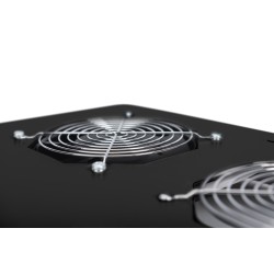 Digitus Panel wentylacyjny 19'' dla szaf serwerowych serii Unique, 4 x wentylator, termostat, czarny