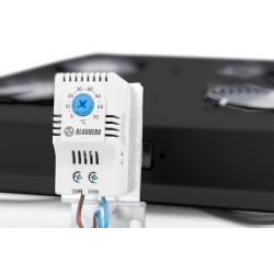 Digitus Panel wentylacyjny 19'' dla szaf serwerowych serii Unique, 4 x wentylator, termostat, czarny