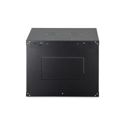 Szafa sieciowa wisząca DYNAmic 19" 9U rack 600x600, drzwi szyba, czarny, niedzielona, złożona, 60kg