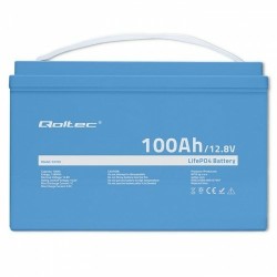 Qoltec 53705 akumulator samochodowy Litowo-żelazowo-fosforanowy (LiFePO4) 100 Ah 12,8 V 100 A Samochód