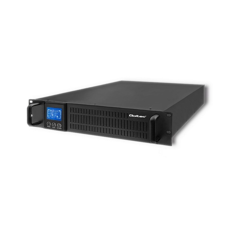 QOLTEC ZASILACZ AWARYJNY UPS RACK | 2KVA | 1600W | LCD