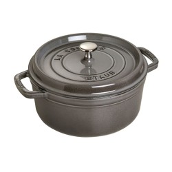 STAUB Garnek żeliwny okrągły 40500-246-0 3,8l grafitowy