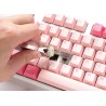 Ducky One 3 TKL Gossamer Pink klawiatura Gaming USB US English Różowy, Biały