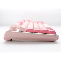 Ducky One 3 TKL Gossamer Pink klawiatura Gaming USB US English Różowy, Biały