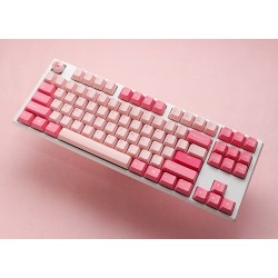 Ducky One 3 TKL Gossamer Pink klawiatura Gaming USB US English Różowy, Biały